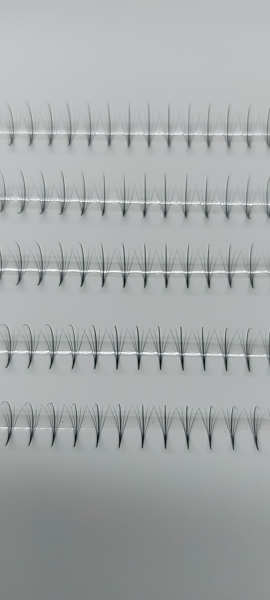 Wispy eyelashes