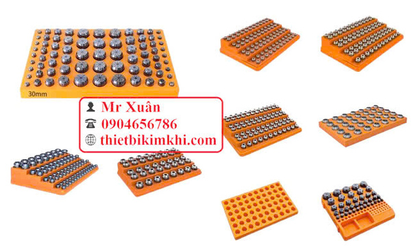 Plastic collet tray organizer