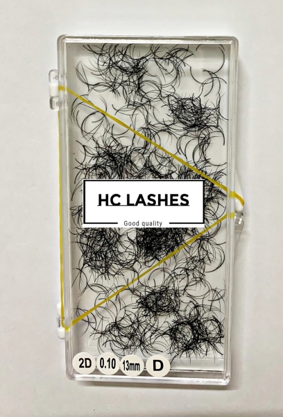 Premade 2D Fan Eyelashes