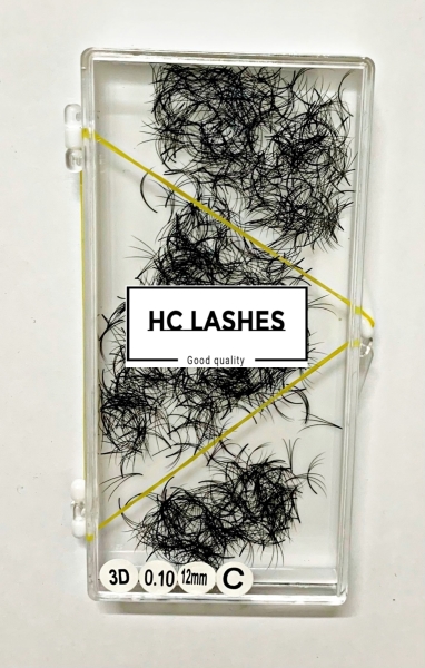 Premade 3D fan Eyelashes