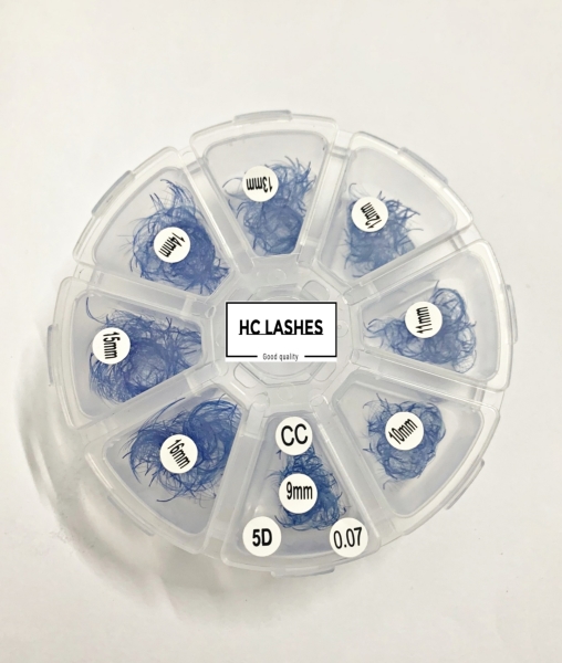 Blue Mixed Premade 5D eyslashes