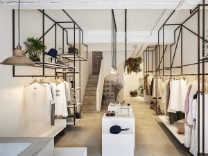 Shop interior construction