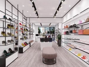 Shop interior construction