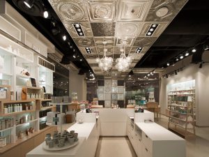 Shop interior construction