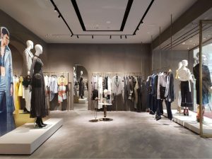 Shop interior construction