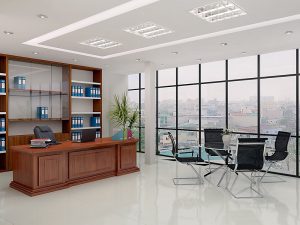 Office interior construction