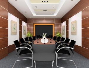 Office interior construction