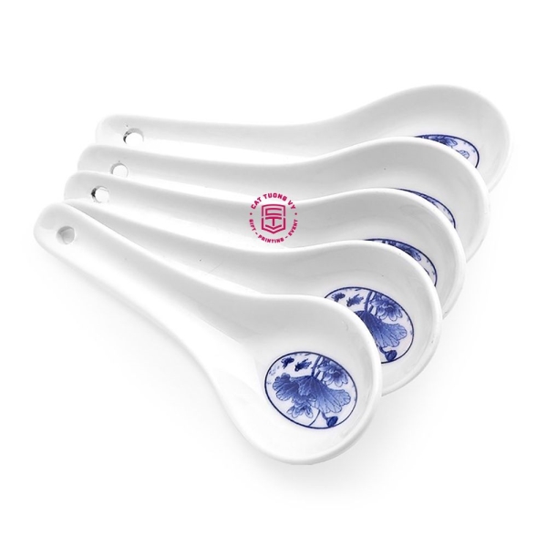 Porcelain spoon