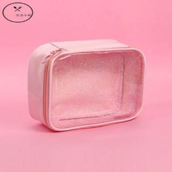 Transparent rectangular bag