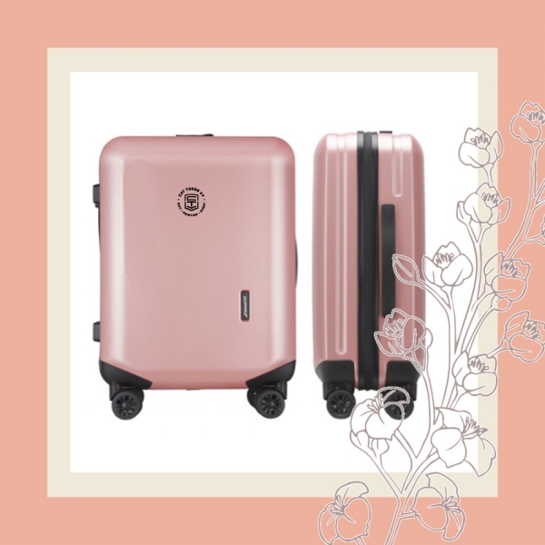 Pink suitcase