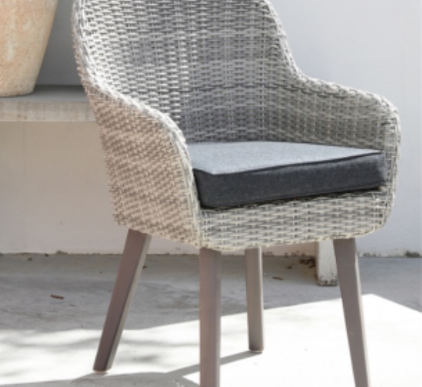 Poly Rattan Table And Chair
