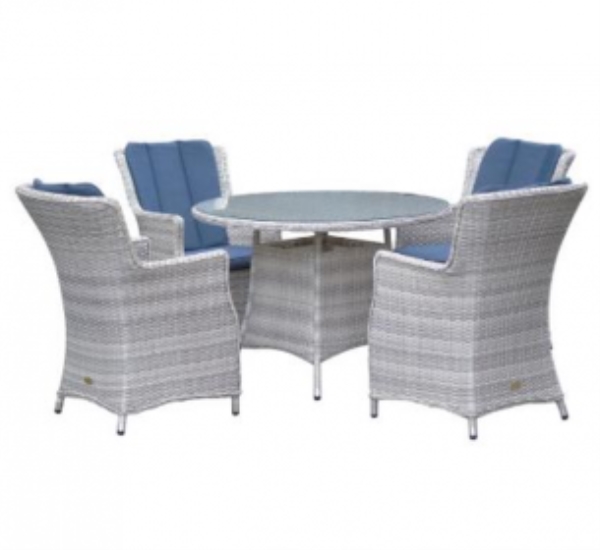 Poly Rattan Table And Chair
