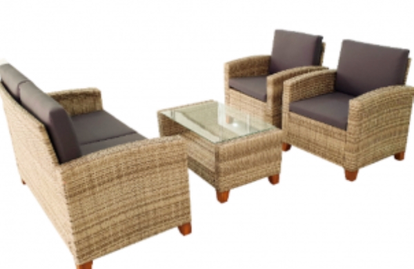 Poly Rattan Table And Chair