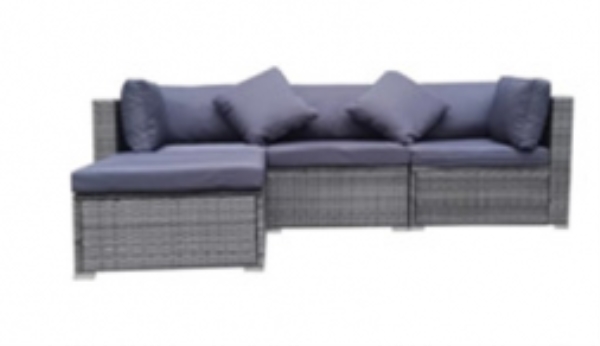Poly Rattan Table And Chair