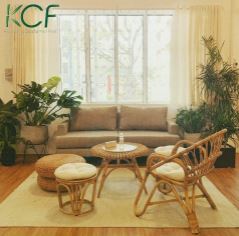 Rattan Table And Chair