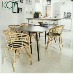 Rattan Table And Chair