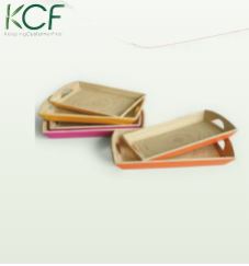 Bamboo Trays With Handle