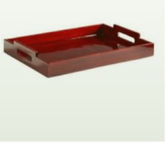 Bamboo Trays With Handle