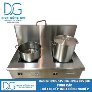 Double induction cooker