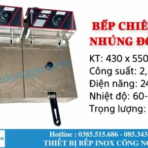 Double deep fryer