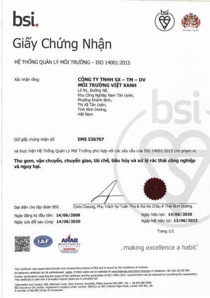 Certification