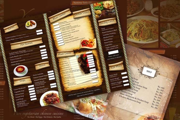 Menu printing