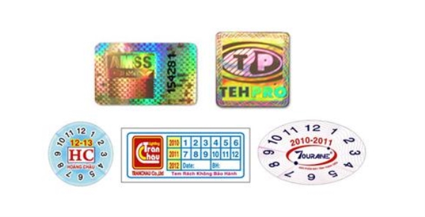Warranty stamp printing