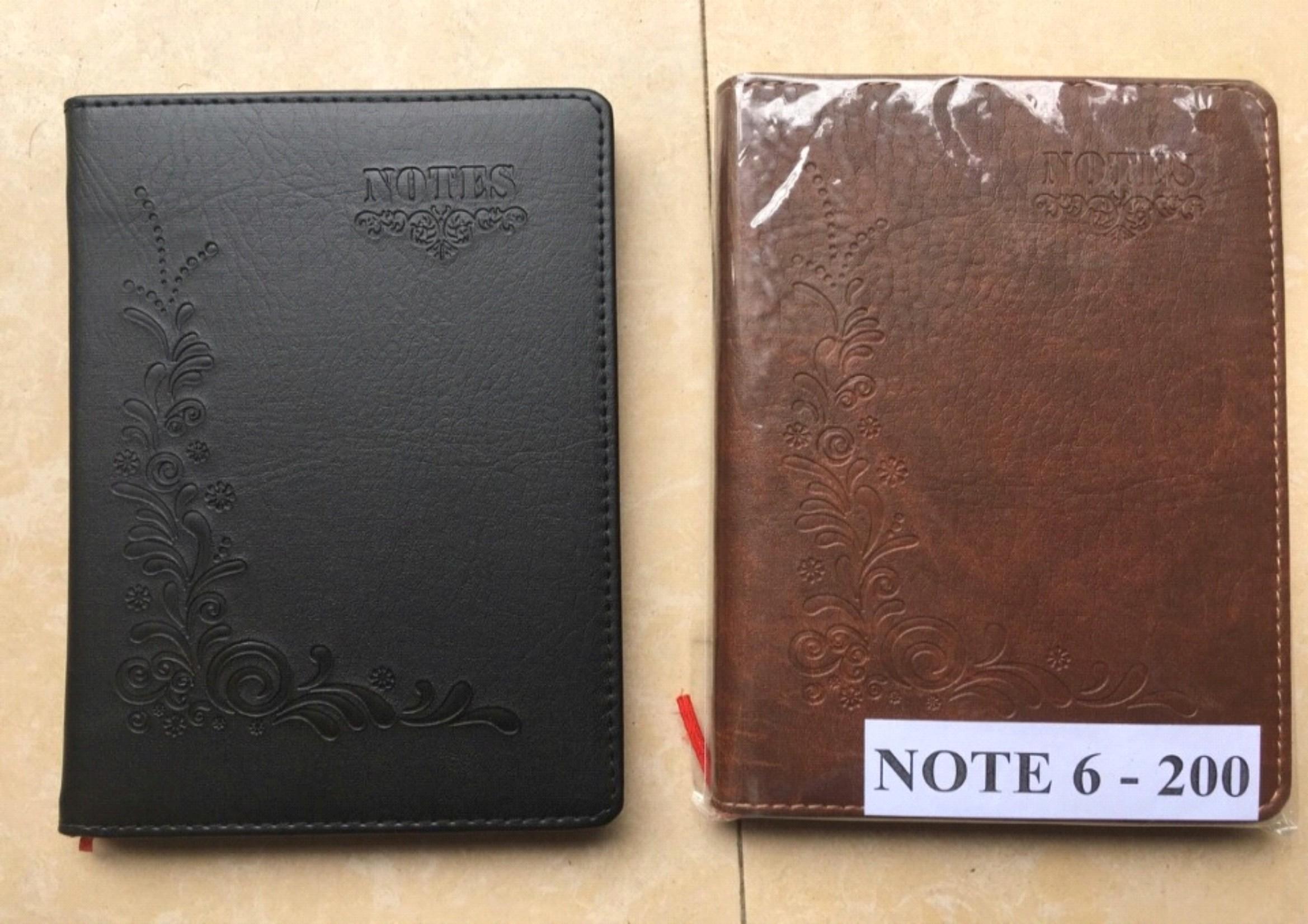 Leather cover notebook 6-200