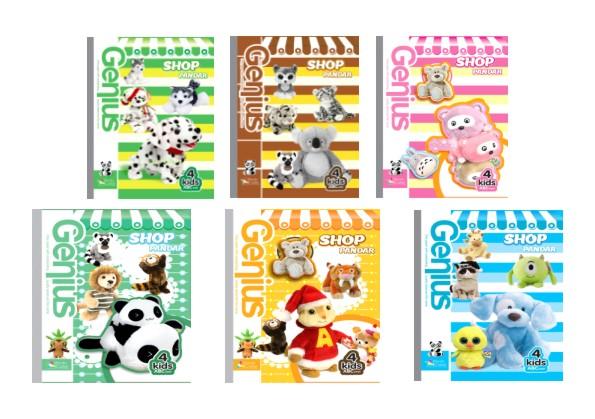 Genius Panda lined notebook