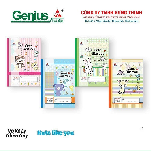 Phuc Thinh checkered notebook