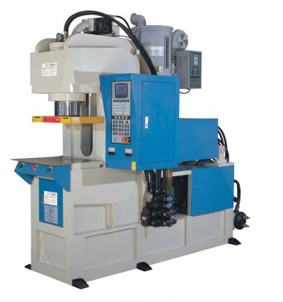 Vertical plastic extruder