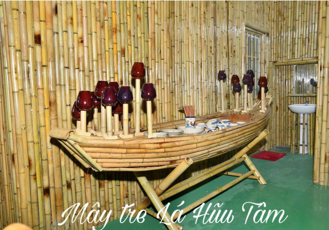 Decorative bamboo chair