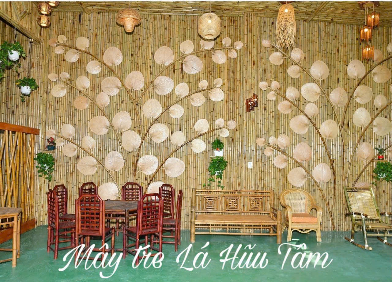 Bamboo house decoration