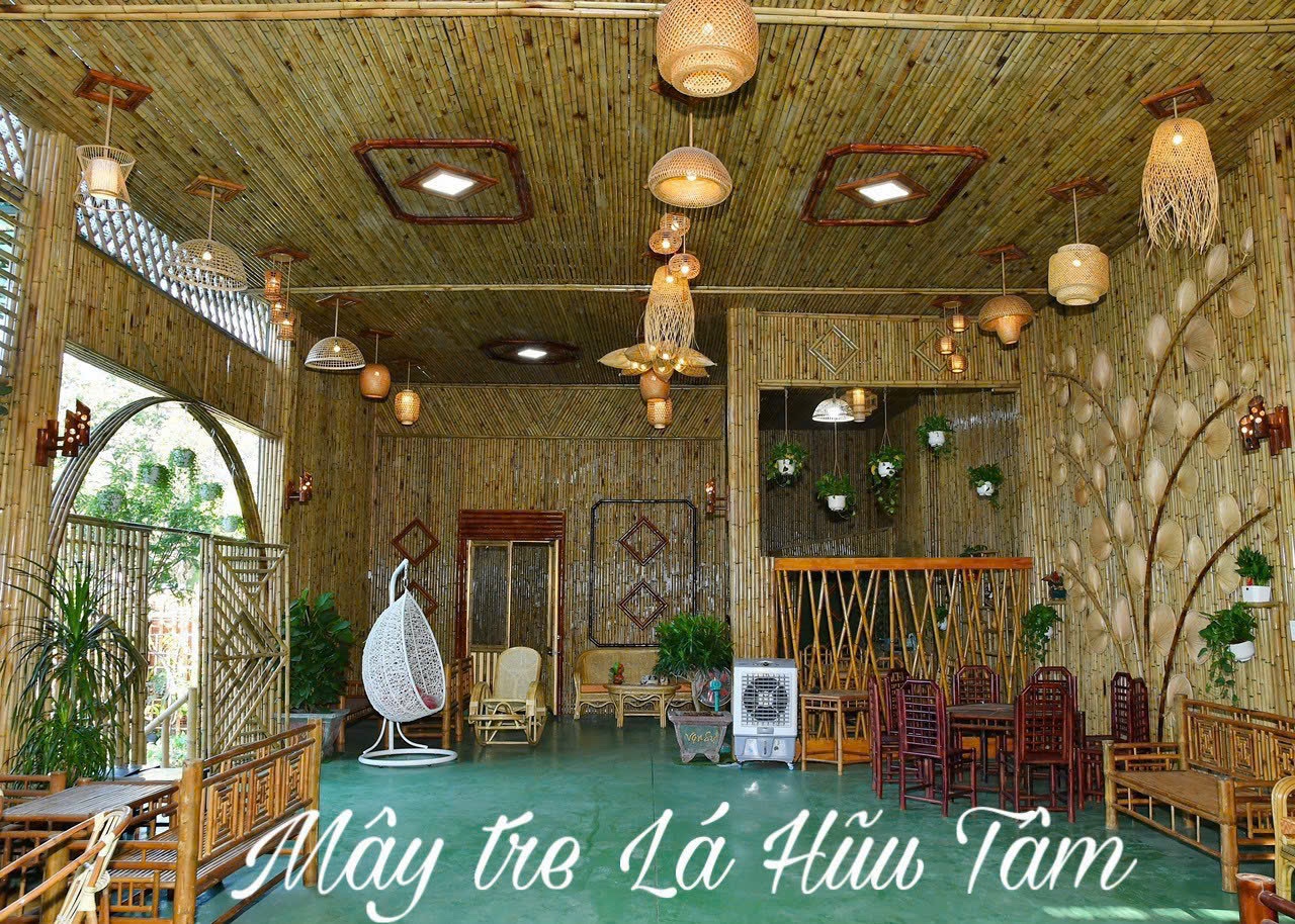 Bamboo house decoration