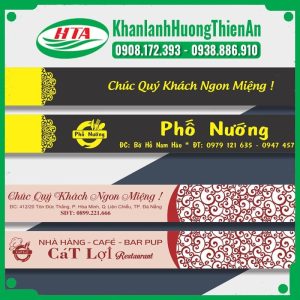 Customized toothpick wrappers for restaurants