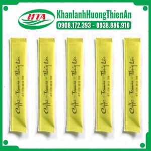 Customized toothpick wrappers for the Thuy Loc brand