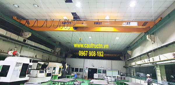 3-ton double-girder overhead cranes