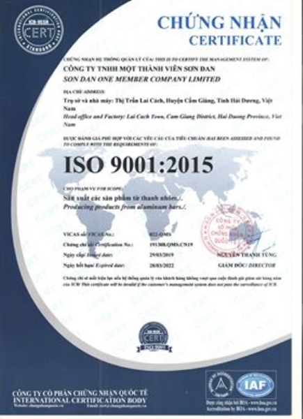 Certificates