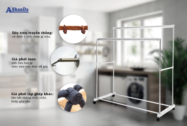 Portable Clothes Drying Rack