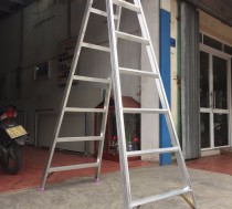 A Shaped Aluminum 7 Step Ladder