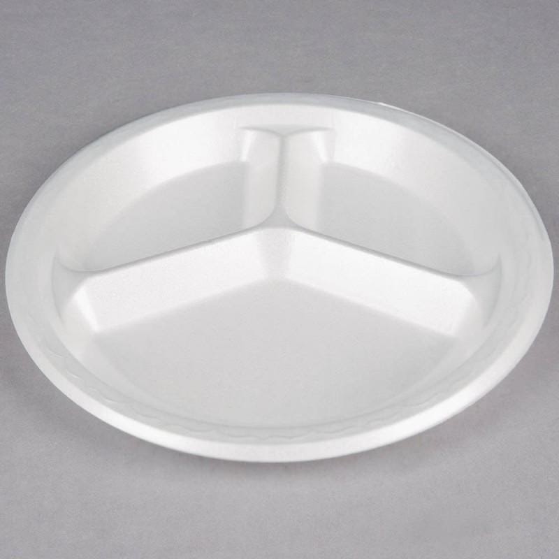 Styrofoam seafood tray