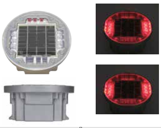 Solar power reflective nail