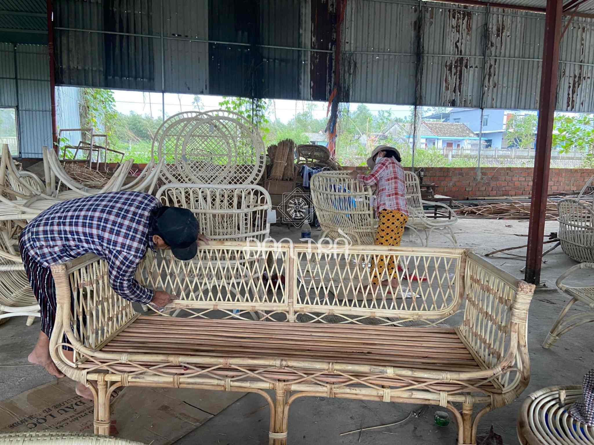 Rattan chair factory
