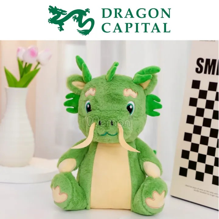 Dragon Capital Green Dragon Mascot Plush