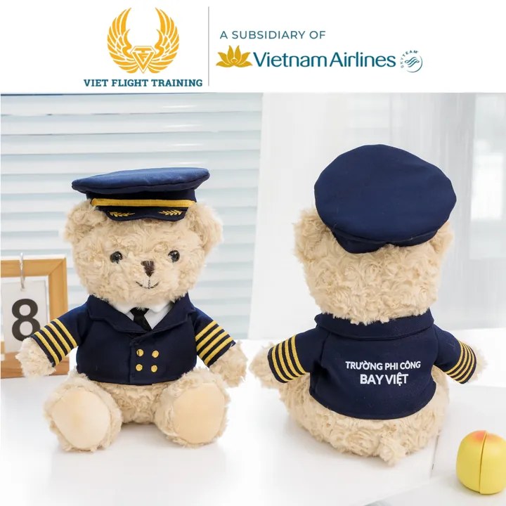 Viet Flight Pilot Uniform Teddy Bear