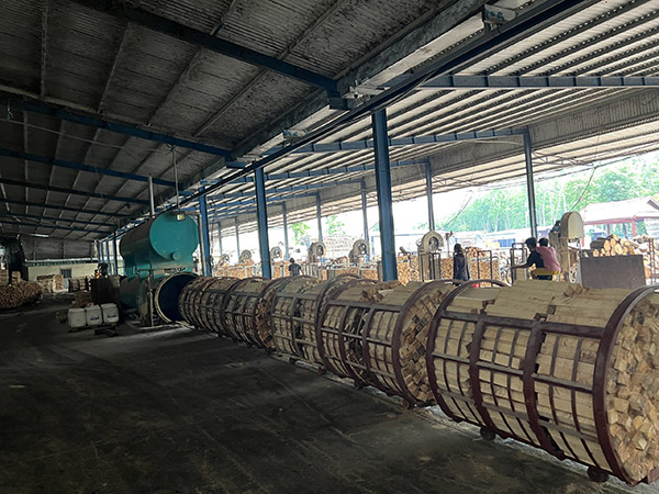 Soaking and drying billets process