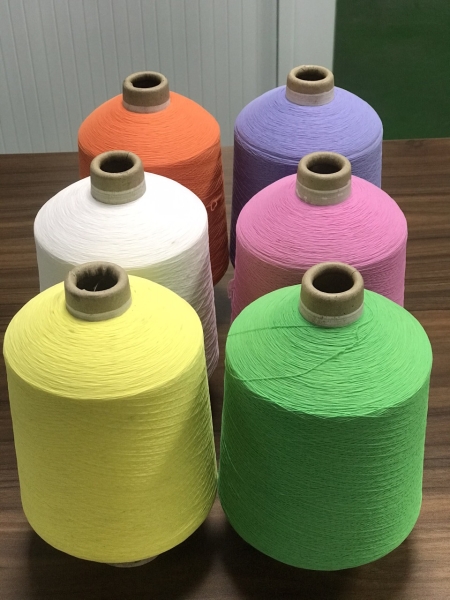 DTY dyed nylon & polyester yarn