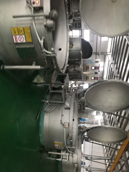 Polyester yarn dying process