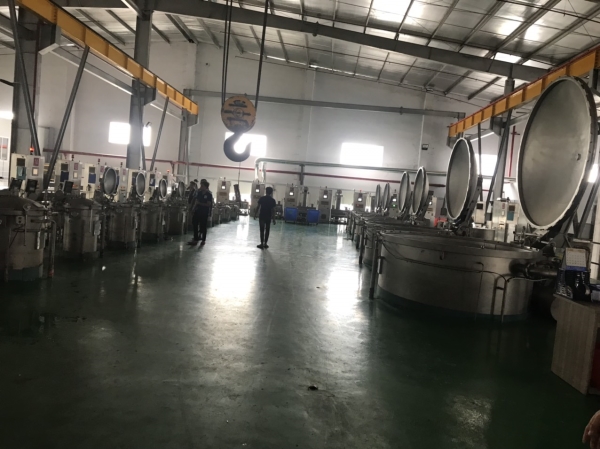 Polyester yarn dying process