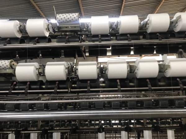Rubber covered yarn